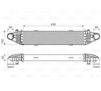 Valeo 818617 Intercooler - échangeur Alimentation d'air