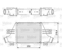 Valeo 818638 Intercooler - échangeur Alimentation d'air