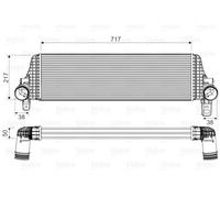 VALEO 818659 Intercooler, échangeur pour VW