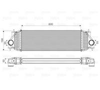 Radiateur d'air intercooler 818662 VALEO pour SUZUKI GRAND VITARA II
