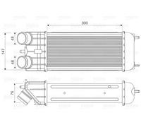 VALEO 818663 Intercooler, échangeur pour CITROËN,PEUGEOT
