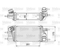 VALEO 818666 Intercooler, échangeur pour NISSAN