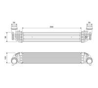 VALEO 818690 Intercooler, échangeur pour OPEL,VAUXHALL