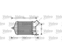 Valeo 818725 Intercooler - échangeur Alimentation d'air