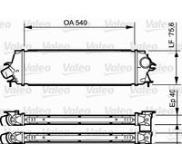 Valeo 818771 Intercooler - échangeur Alimentation d'air