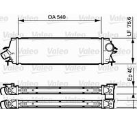 VALEO 818771 Intercooler, échangeur pour OPEL,RENAULT,VAUXHALL