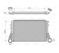 Valeo 818795 Intercooler - échangeur Alimentation d'air