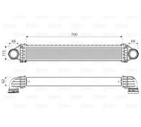 Valeo 818806 Intercooler - échangeur Alimentation d'air