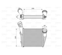 VALEO 818814 Intercooler, échangeur pour AUDI,PORSCHE,VW