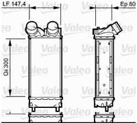 VALEO 818837 Intercooler, échangeur pour CITROËN,PEUGEOT