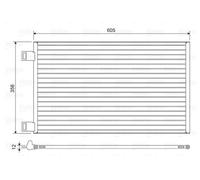 Valeo Condenseur de climatisation 822553