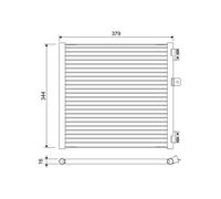 VALEO 822660 Condenseur, climatisation pour PORSCHE