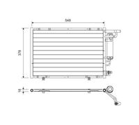 VALEO 822730 Condenseur, climatisation pour FORD
