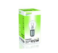 Valeo Ampoule Halogène Essential 32107 P21/5W Lot de 2 | Compatible avec: ABARTH GRANDE PUNTO, RITMO, ALFA ROMEO 145, 146, 147, 155, 156, 156 Sportwagon, 159, 159 Sportwagon, 164