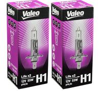 Valeo Ampoule Halogène LIFE X2 32501 H1 55W lot de 2