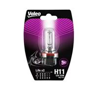 Valeo Ampoule halogène LIFE X2 32524 - H11 55W - lot de 1