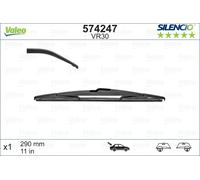 Balai d'essuie-glace VALEO Silencio VR30, 290mm, Arrière, 1 Pièce