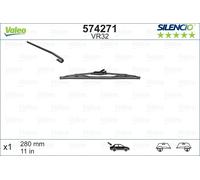 VALEO - Balai d'essuie-glace 574271 - 280 mm (Vendu à l'unité) - Réf. 574271