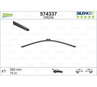 VALEO - Balai d'essuie-glace 574337 - 380 mm (Vendu à l'unité) - Réf. 149574337