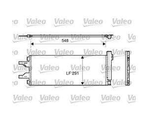 VALEO Condensateur Climatisation pour Fiat Ducato Choisir/Châssis