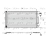 VALEO Condensateur Climatisation pour VW Transporter V Bus 7HB 7HJ 7EB 7EJ 7EF