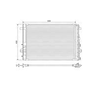 VALEO Condenseur (climatisation) 814035 Compatible avec: MERCEDES-BENZ A-CLASS, B-CLASS Sports Tourer, CLA Coupe, CLA Shooting Brake, GLA-CLASS