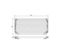 VALEO Condenseur (climatisation) 814045 Compatible avec: TOYOTA COROLLA, COROLLA Compact, COROLLA Kombi, COROLLA Liftback