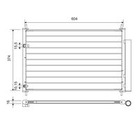 VALEO Condenseur Climatisation Aluminium Avec Sécheur Pour Toyota Verso 1.8
