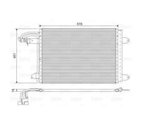VALEO Condenseur Climatisation Avec Sécheur Pour VW Golf VI 5K1 1K1 Audi A3