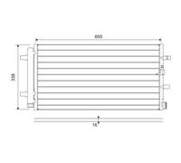 VALEO Condenseur climatisation Condenseur De Clim 814370 pour AUDI Q5 (8RB)