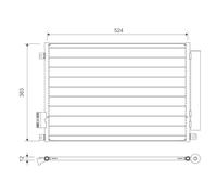 VALEO Condenseur de climatisation 814155