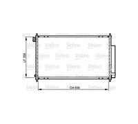 VALEO Condenseur (climatisation) 814159 Compatible avec: HONDA ACCORD VII, ACCORD VII Tourer