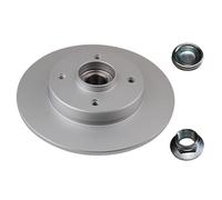 Valeo Disque de frein 675408 – peint, plein, essieu arrière pour Citroën/DS/Opel/Peugeot