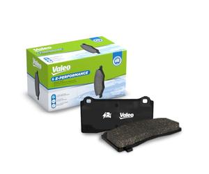 Valeo E-Performance Jeu de 4 Plaquettes de Frein 610312, Avant ou Arrière
