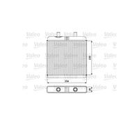 VALEO Échangeur de chaleur, chauffage intérieur 811539 Compatible avec: IVECO DAILY IV Kasten, DAILY IV Pritsche/Fahrgestell