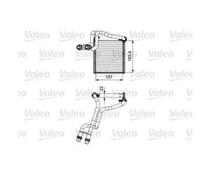 VALEO Échangeur Radiateur de Chauffage pour VW Golf Plus 1.4 TSI Jetta IV 1.2