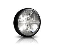 Valeo Eclairage de complément Mini Oscar LED, diamètre=145mm, Finition entièrement Noire, référence 45300, Vendu à l'unité