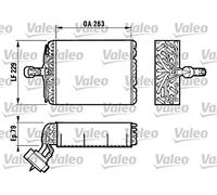 VALEO Évaporateur, climatisation 817080