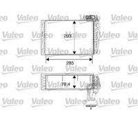VALEO Évaporateur, climatisation 817093