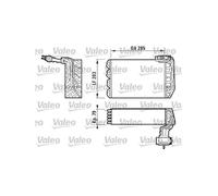 VALEO Évaporateur, climatisation 817095
