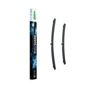 VALEO EVERGUARD - VSK10 - Un Kit de 2 Balais d'Essuie-glace Plats Premium En Silicone Avec Une Durée De Vie Prolongée X2 550mm/450mm - Avant - Lot de 2 balais d'essuie-glace - 566026