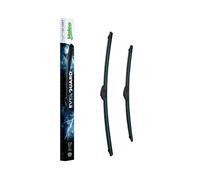 VALEO EVERGUARD - VSK7 - Un Kit de 2 Balais d'Essuie-glace Premium Plats 530 mm / 480 mm En Silicone Avec Une Durée De Vie Prolongée X2 - Avant - Lot de 2 Balais - 566023