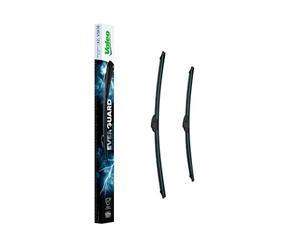 Valeo Everguard x2 Balais d'Essuie-Glace VSK16 - Avant - 530 mm / 450 mm | Kit de 2 Balais Plats en Silicone, 566032