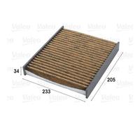 VALEO Filtre D'Habitacle à Charbon Activé pour Ford Focus II Da _ Sécurité Dp