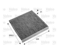 VALEO Filtre D'Habitacle à Charbon Activé pour Honda Cr-V III Re _ VII Tourer