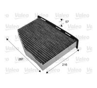 VALEO Filtre D'Habitacle à Charbon Activé pour VW Golf VI Audi A3 Sportback