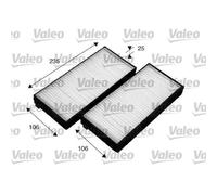 VALEO Filtre D'Habitacle de Particule pour Kia Rio Break Dc Clarus K9A 715523