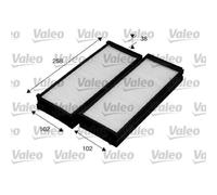 VALEO Filtre D'Habitacle Particule Pour Hyundai Trajet FO Santa Fé I SM