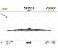 Balai d'essuie-glace VALEO First Blade VF65, 650mm, Avant, 1 Pièce