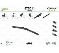 VALEO FIRST Balai d'essuie-glace pour OPEL Zafira C Tourer (P12) 750mm